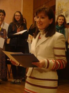 Олександра Гумен заступник голови ААУ, кандидат мистецтвознавства